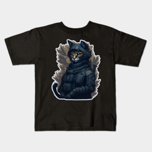 Mecha Cat_017 Kids T-Shirt